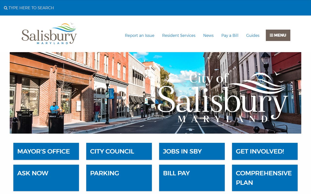 Salisbury phone directory city homepage for government contacts